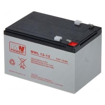 Mw Power AKKU 12 V/12 Ah – MWL, USV Zubehör Mw Power AKKU 12 V/12 Ah – MWL, USV Zubehör