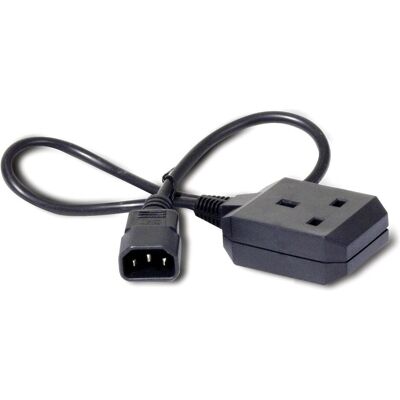 APC Power Cord, C14 to BS1363 (UK), 0.6m, USV Zubehör APC Power Cord, C14 to BS1363 (UK), 0.6m, USV Zubehör