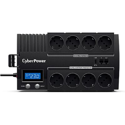 Cyberpower BR1000ELCD (1000 VA, 600 W, Line-Interaktiv USV), USV Cyberpower BR1000ELCD (1000 VA, 600 W, Line-Interaktiv USV), USV