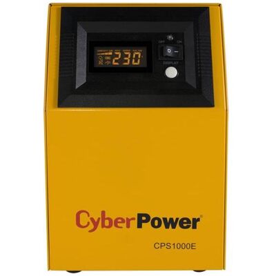 Cyberpower CPS1000E Unterbrechungsfreie Stromversorgung (USV) Doppelwandler (Online) 1000 VA 2 AC-Ausgänge (1000 VA, 700 W), USV Cyberpower CPS1000E Unterbrechungsfreie Stromversorgung (USV) Doppelwandler (Online) 1000 VA 2 AC-Ausgänge (1000 VA, 700 W), USV