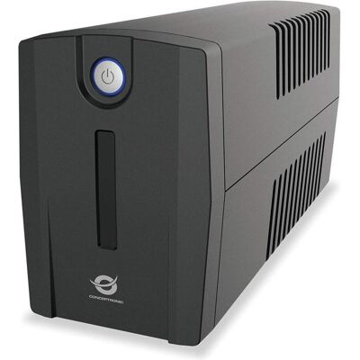 Conceptronic 2 x Schuko, AC, 850 VA Schwar (850 VA, 480 W, Line-Interaktiv USV), USV Conceptronic 2 x Schuko, AC, 850 VA Schwar (850 VA, 480 W, Line-Interaktiv USV), USV