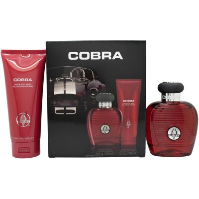 Carroll Shelby, Beauty Geschenkset, Red Cobra Gift Set 100ml EDT + 150ml Hair & Body Wash (Parfum Set) Carroll Shelby, Beauty Geschenkset, Red Cobra Gift Set 100ml EDT + 150ml Hair & Body Wash (Parfum Set)