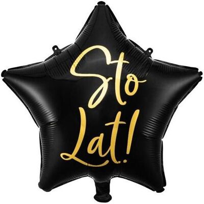 Partydeco Alles Gute zum Geburtstag Folienballon! 40cm schwarz Partydeco Alles Gute zum Geburtstag Folienballon! 40cm schwarz