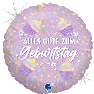 Grabo Balloons Ballon alu - Alles Gute zu Geburtstag Cupcakes (1x) Grabo Balloons Ballon alu - Alles Gute zu Geburtstag Cupcakes (1x)