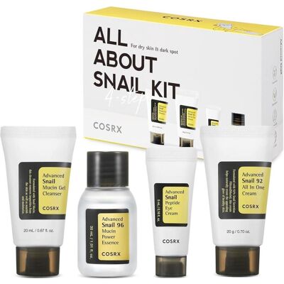 COSRX All About Snail Reise-Set - Hautpflegeroutine COSRX All About Snail Reise-Set - Hautpflegeroutine