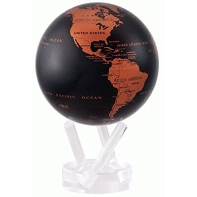 Movea, Globus, Mova wereld op zonne energie Ø 11,5 cm - Uitvoering - Koper en zwart (CBE) (11.50 cm) Movea, Globus, Mova wereld op zonne energie Ø 11,5 cm - Uitvoering - Koper en zwart (CBE) (11.50 cm)