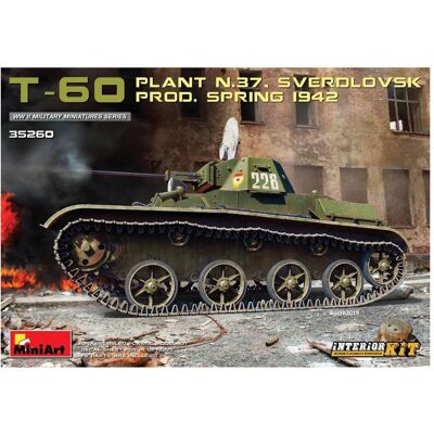 Mini art T-60(Plant No.37,Sverdlovsk)Prod.Spring 1942. Interior Kit Mini art T-60(Plant No.37,Sverdlovsk)Prod.Spring 1942. Interior Kit