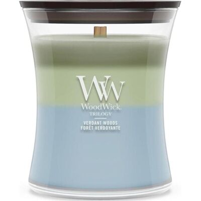 WoodWick, Duftkerzen, Verdant Woods Trilogy medium Jar (283 g) WoodWick, Duftkerzen, Verdant Woods Trilogy medium Jar (283 g)
