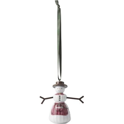 Kähler Hammershøi Weihnachts Schneemann - 9cm Anhänger Kähler Hammershøi Weihnachts Schneemann - 9cm Anhänger