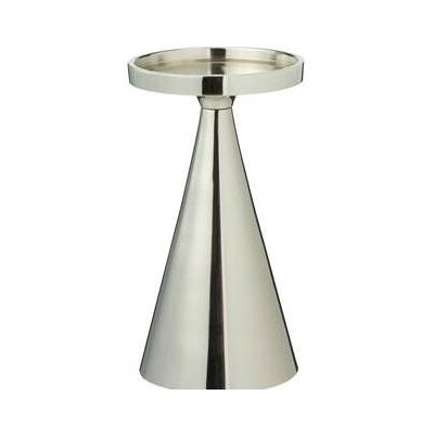 Home&Styling, Kerzenständer, Home Styling Collection Świecznik dekoracyjny, srebrny, 17 cm Home&Styling, Kerzenständer, Home Styling Collection Świecznik dekoracyjny, srebrny, 17 cm