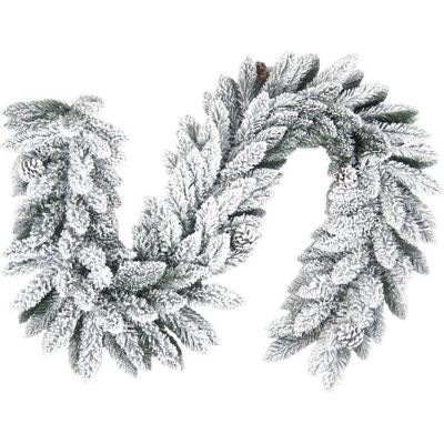 Christmas To, Christbaumschmuck, Girlande Weihnachten Touch Snowy, 180 cm Christmas To, Christbaumschmuck, Girlande Weihnachten Touch Snowy, 180 cm