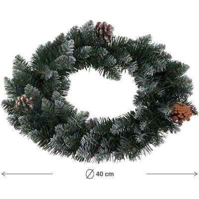 Home&Styling, Dekokranz, Weihnachtskranz mit Tannenzapfen, Ø 40 cm Home&Styling, Dekokranz, Weihnachtskranz mit Tannenzapfen, Ø 40 cm