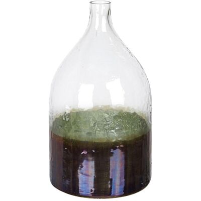 Beliani KULCHA Mehrfarbige Handgefertigte Glasvase - Blumenvase Beliani KULCHA Mehrfarbige Handgefertigte Glasvase - Blumenvase