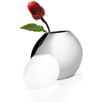 Philippi Vase, Vase Emilia L Inox 35x8.5x29 cm Philippi Vase, Vase Emilia L Inox 35x8.5x29 cm