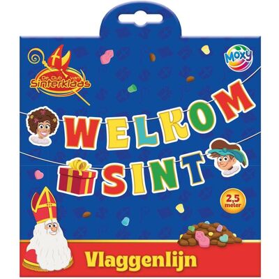 Grafix Club of Sinterklaas Willkommen Sinterklaas Wimpelkette – 20 x 20 cm Grafix Club of Sinterklaas Willkommen Sinterklaas Wimpelkette – 20 x 20 cm