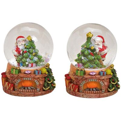 G. Wurm, Schneekugel, Schneekugel Nikolaus aus Poly, Glas Rot 2-fach, (B/H/T) 4x6x4cm G. Wurm, Schneekugel, Schneekugel Nikolaus aus Poly, Glas Rot 2-fach, (B/H/T) 4x6x4cm