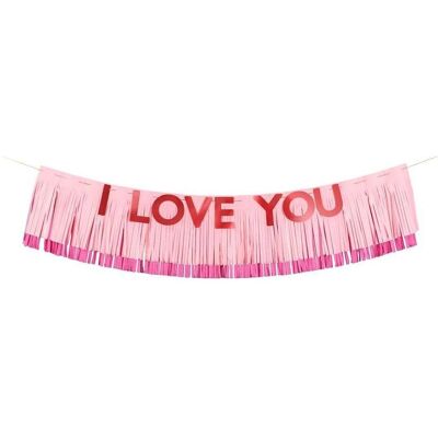 Partydeco Banner I Love You, 150x30 cm, mix (1 pkt / 1 pc.) (1 Stk.) Partydeco Banner I Love You, 150x30 cm, mix (1 pkt / 1 pc.) (1 Stk.)