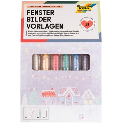 Folia, Weihnachtsfiguren, Fensterbilder Vorlagen für die kalte Jahreszeit Folia, Weihnachtsfiguren, Fensterbilder Vorlagen für die kalte Jahreszeit