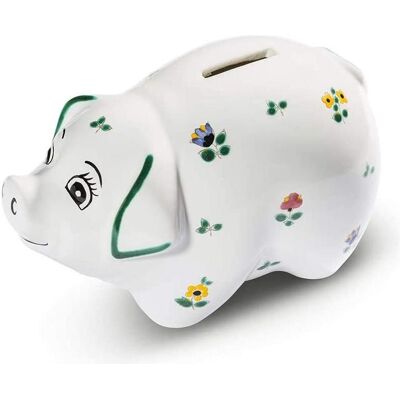 Gmundner Keramik, Spardose, Streublumen, Sparschwein Lilly Gmundner Keramik, Spardose, Streublumen, Sparschwein Lilly