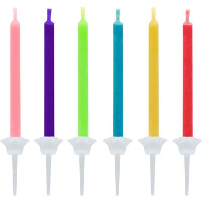 Idena, Kerzen, Kerzen mit bunter Flamme mehrfarbig 12er (12 Stk.) Idena, Kerzen, Kerzen mit bunter Flamme mehrfarbig 12er (12 Stk.)