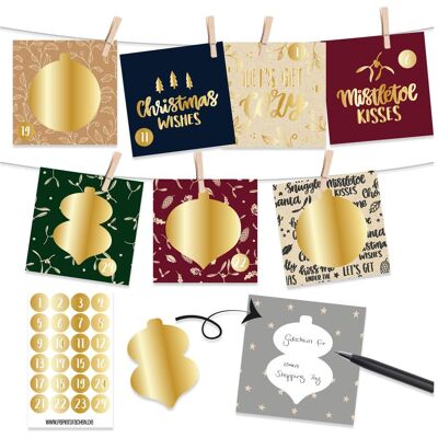 Papierdrachen Rubbel-Adventskalender Papierdrachen Rubbel-Adventskalender