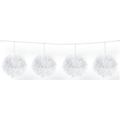 Folat Wimpelkette Girlande Pom Pom (4 Stk.) Folat Wimpelkette Girlande Pom Pom (4 Stk.)