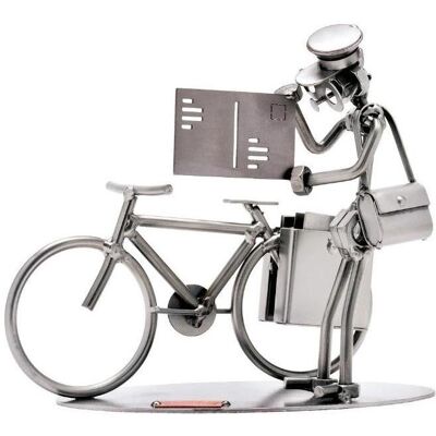 Hinz & Kunst, Deko Figuren + Skulpturen, 252 - Figur "Postbote mit Fahrrad" Hinz & Kunst, Deko Figuren + Skulpturen, 252 - Figur "Postbote mit Fahrrad"
