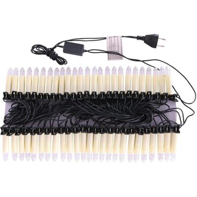 Idena 50er Kerzen LED Lichterkette grün 26,0 m - Lichterkette Idena 50er Kerzen LED Lichterkette grün 26,0 m - Lichterkette