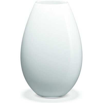 Holmegaard Vase, H 20,5 cm - Mundblaest glas - Hvid Holmegaard Vase, H 20,5 cm - Mundblaest glas - Hvid