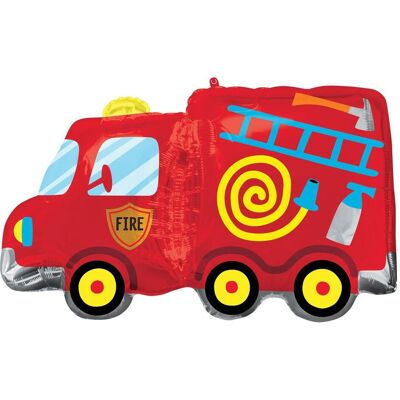 Amscan Folienballon Feuerwehrauto (5x) Amscan Folienballon Feuerwehrauto (5x)