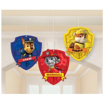 Amscan 3 Paw Patrol Crew Wabenbälle - Bunt OS unisex Amscan 3 Paw Patrol Crew Wabenbälle - Bunt OS unisex