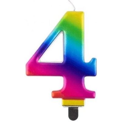 GoDan, Kerzen, Nummer 4 Beauty&Charm Galaxy Kerze 8cm (1 Stk.) GoDan, Kerzen, Nummer 4 Beauty&Charm Galaxy Kerze 8cm (1 Stk.)