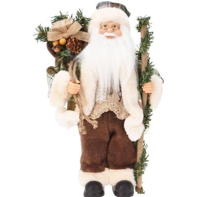 Deluxe Materials, Christbaumschmuck, Mikołaj świąteczny Dekoracyjny Stojący Deluxe 30cm Brown Deluxe Materials, Christbaumschmuck, Mikołaj świąteczny Dekoracyjny Stojący Deluxe 30cm Brown
