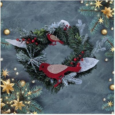 OEM, Dekokranz, Consumer electronics Christmas wreath decoration 30 cm RC-K-512 green OEM, Dekokranz, Consumer electronics Christmas wreath decoration 30 cm RC-K-512 green