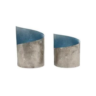 Kerzenständer, Teelichthalter Set 2Er Savy Blau Kerzenständer, Teelichthalter Set 2Er Savy Blau