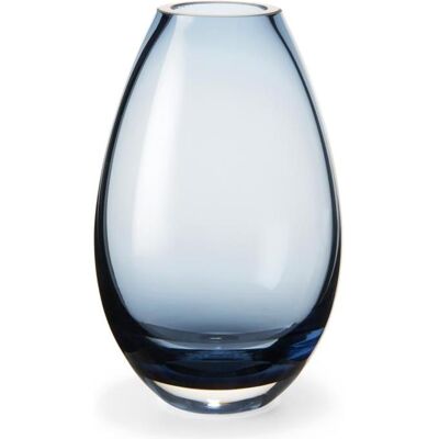 Holmegaard Vase, H 11,5 cm - Mundblaest glas - Mørk blå (1x) Holmegaard Vase, H 11,5 cm - Mundblaest glas - Mørk blå (1x)