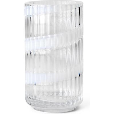 Lyngby, Vase, Glasvase swirl white (1x) Lyngby, Vase, Glasvase swirl white (1x)
