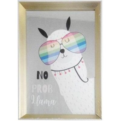 Swede, Bilder, Bild - Lama mit Brille 20x30cm (20 x 30 cm) Swede, Bilder, Bild - Lama mit Brille 20x30cm (20 x 30 cm)