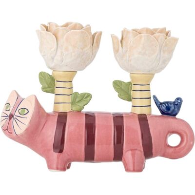 Bloomingville, Kerzenständer, - Missy Kerzenhalter - Rose - Steingut Bloomingville, Kerzenständer, - Missy Kerzenhalter - Rose - Steingut