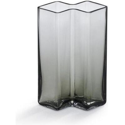 Born in Sweden, Vase, Vase 2-Reihen 22 cm grau Born in Sweden, Vase, Vase 2-Reihen 22 cm grau