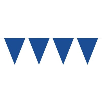 Blaues Flaggenband - 15 Fahnen, 10m - Dekorationen Blaues Flaggenband - 15 Fahnen, 10m - Dekorationen
