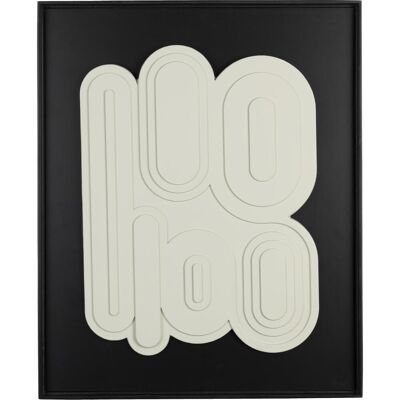 Zuiver, Bilder, August Wall Art Black/White (52 x 64 cm) Zuiver, Bilder, August Wall Art Black/White (52 x 64 cm)