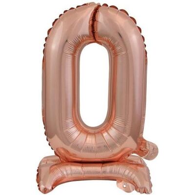 Amscan Folienballon Mini Zahl 0 rose (5x) Amscan Folienballon Mini Zahl 0 rose (5x)