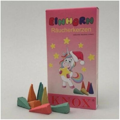 Knox, Räucherstäbchen, Räucherkerzen - Einhorn-Duftmix, 24 Stk. Knox, Räucherstäbchen, Räucherkerzen - Einhorn-Duftmix, 24 Stk.