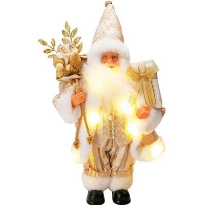 Koopman, Weihnachtsdeko, święty Mikołaj Dekoracyjny 30 cm Złoty Koopman, Weihnachtsdeko, święty Mikołaj Dekoracyjny 30 cm Złoty
