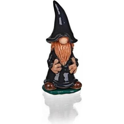 Crottendorfer, Zubehör Raumduft, 3703 - Keramik-Räucherfigur Wichtel schwarz, 18 cm Crottendorfer, Zubehör Raumduft, 3703 - Keramik-Räucherfigur Wichtel schwarz, 18 cm