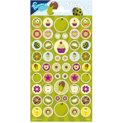 Totum, Sticker, Aufkleberblatt mit Duft - Apfel (50 Sticker) Totum, Sticker, Aufkleberblatt mit Duft - Apfel (50 Sticker)