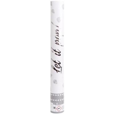 Amscan Konfettikanone 40cm Rosenblätter weiss Amscan Konfettikanone 40cm Rosenblätter weiss
