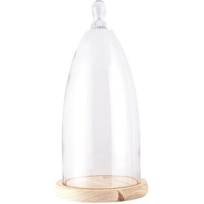 Clayre & Eef Runde Glaskuppel 19x41cm - Vitrine Clayre & Eef Runde Glaskuppel 19x41cm - Vitrine