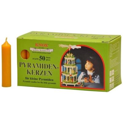 Knox, Kerzen, 150033 - Pyramidenkerzen 14/70 - natur 50 Stk. (50 Stk.) Knox, Kerzen, 150033 - Pyramidenkerzen 14/70 - natur 50 Stk. (50 Stk.)
